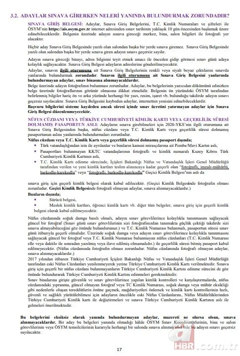 YKS başvuru kılavuzu tam 142 sayfa! YKS 2020 başvurusu yapmadan mutlaka okuyun! İşte 2020 YKS başvuru kılavuzu 21