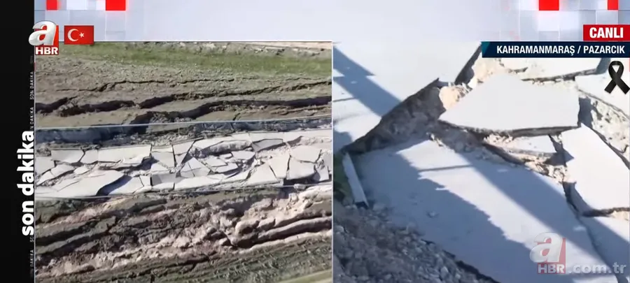 Deprem DEV çukurlara neden oldu! İşte ürküten YIKIM... Yol bu hale geldi 15