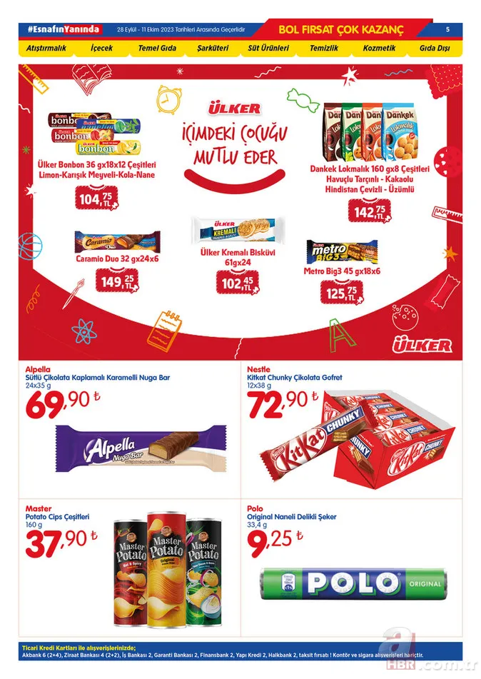 28 Eylül Bizim Toptan Market indirim kataloğu yayınlandı! 2 kg kaşar peynir 285 TL, 3 kg çay 267 TL, 3 kg çay 267 TL, 50’li karton bardak 12.46 TL’den satışa sunuluyor 4