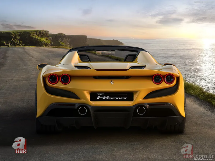 2020 Ferrari F8 Spider tanıtıldı! Ferrari F8 Spider motor ve donanım özellikleri... 6