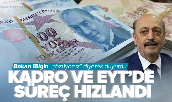 Bakan Bilgin: EYT de sözleşme sorunu da önümüzde