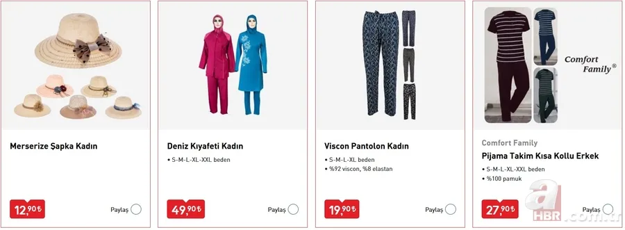 BİM'den plaj ürünleri sürprizi! 12 Haziran 2020 BİM aktüel ürünler kataloğunda neler var? 22