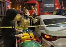İstanbulda tramvay ile otomobil çarpıştı