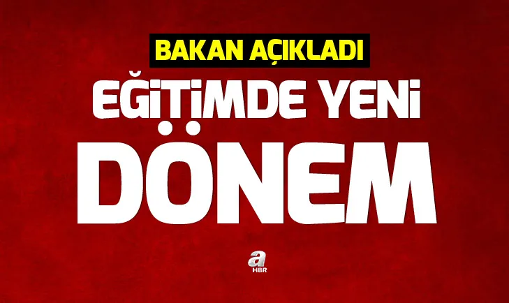 Eğitimde yeni dönem