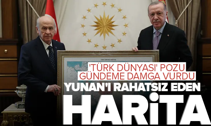 Yunanistan’ı rahatsız eden harita
