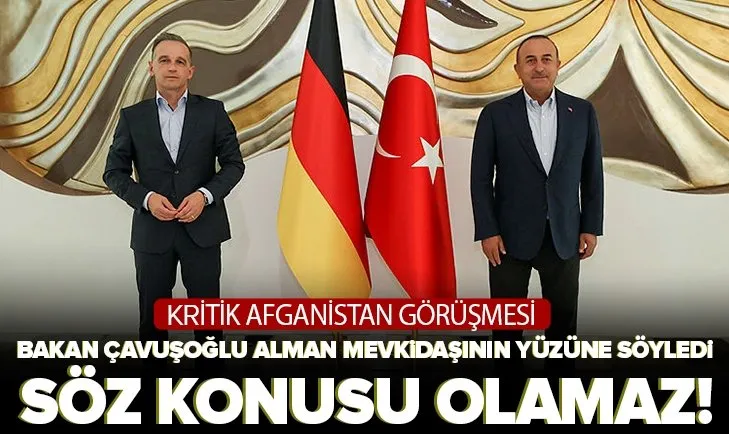 Türkiye ve Almanya arasında kritik Afganistan görüşmesi