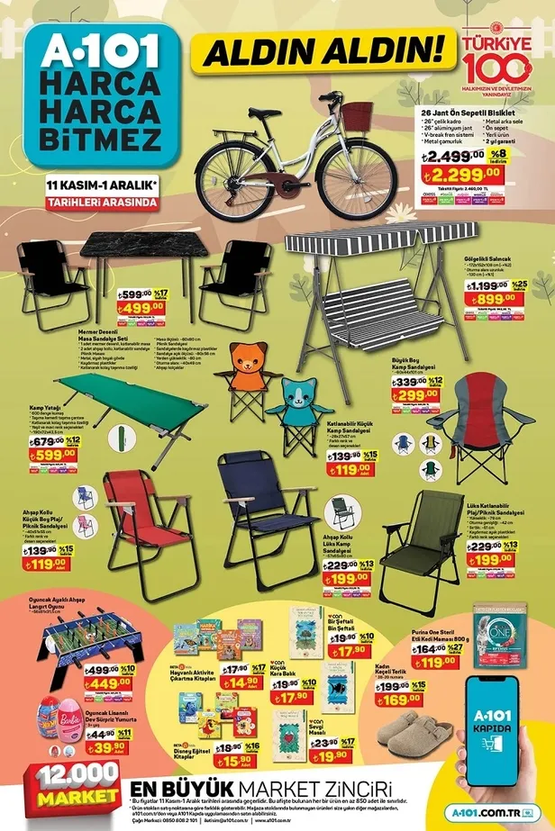 4 Aralık A101 aktüel ürünler kataloğunu yayınladı! A101’de 150 CC Maxi Scooter, Mikrodalga Fırın, Çay Makinesi, Smart Led Tv uygun fiyata satışta… - 17