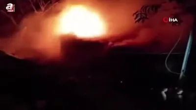 Ormanlık alanda çıkan yangın eve sıçradı!