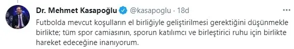 Gençlik ve Spor Bakanı Mehmet Muharrem Kasapoğlu'ndan flaş "Avrupa Süper Ligi" açıklaması - 2