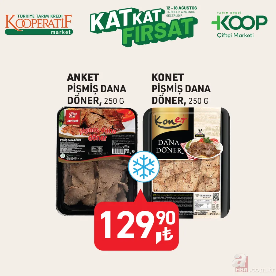13-18 Ağustos Tarım Kredi Kooperatifi kampanyası: Zeytinyağı, tavuk baget çeşitleri, dana kıyma ve daha birçok üründe özel fiyatlar 11