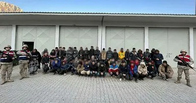 Bitlis te minibüste 60 kaçak göçmen yakalandı