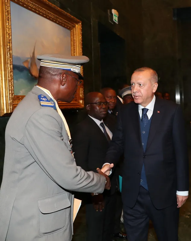 Başkan Erdoğan Burkina Faso Devlet Başkanı Kabore'yi karşıladı