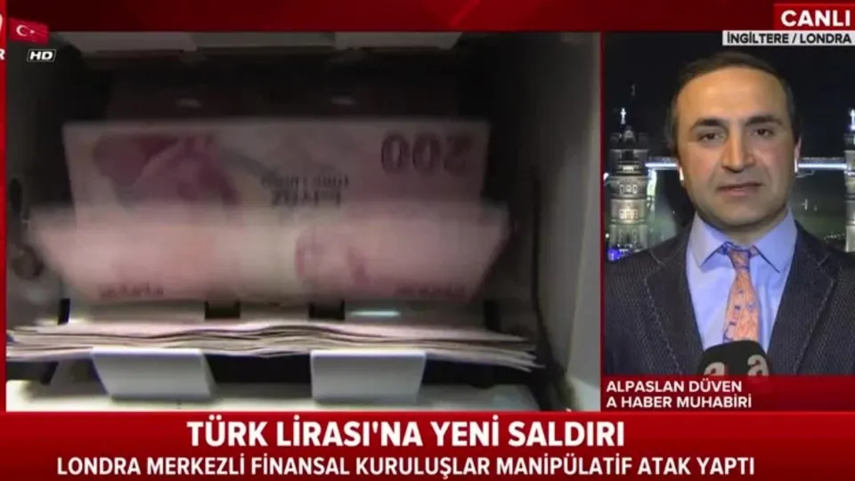 Londra merkezli finansal kuruluşlardan Türk lirasına manipülatif saldırı