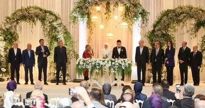 Başkan Erdoğan Samsun Büyükşehir Belediye Başkanı Mustafa Demir'in oğlunun nikah törenine katıldı