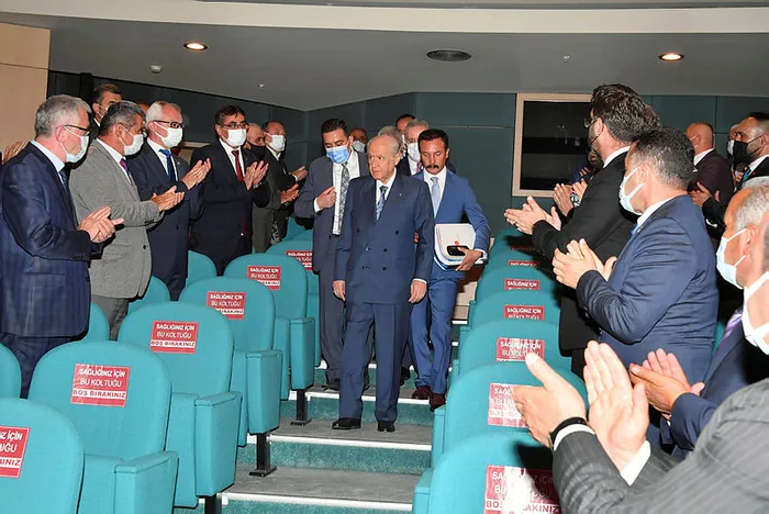 Son dakika: MHP Genel Başkanı Bahçeli partisinin belediye başkanları ile bir araya geldi - 1