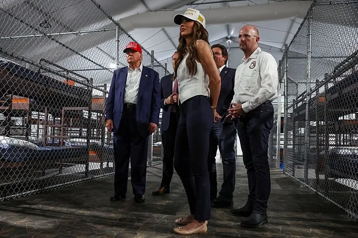 Trump’tan çevresi timsahlarla çevrili Alcatraz’da yeni görüntüler: Biden’a küfür göçmenlere tehdit!