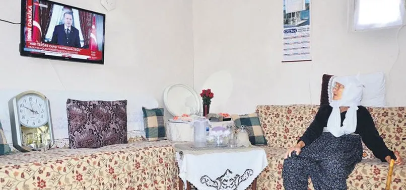 Hesna Nine eşyalarına kavuştu