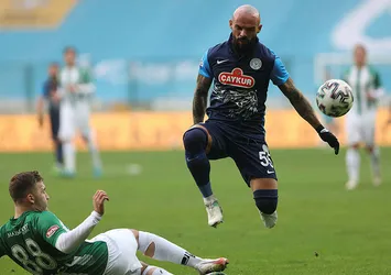 Konyaspor ile Rizespor berabere kaldı