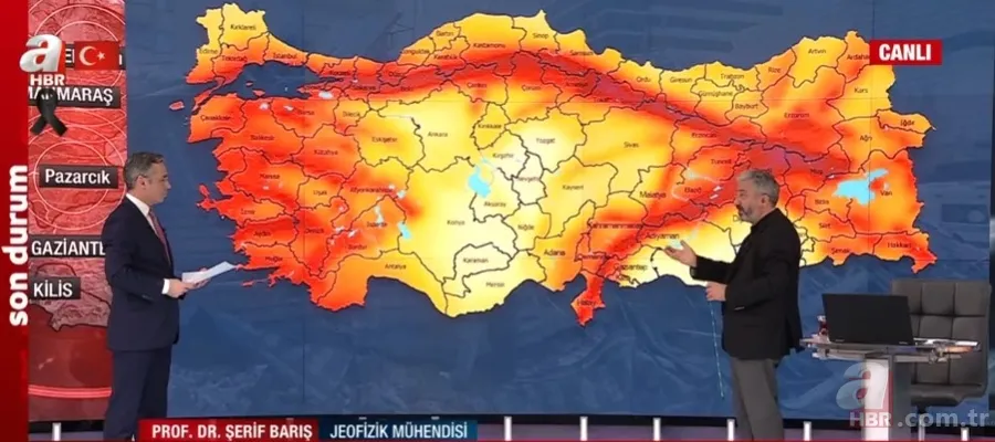 Kahramanmaraş depremi Dünya'nın çevresini 2 kez turladı! Prof. Dr. Şerif Barış A Haber'de anlattı: Anadolu'da 2500 yıldır böylesi görülmedi 12