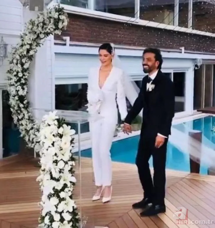 5 gün önce nişanlanan Sevcan Yaşar ile İrsel Çivit evlendi