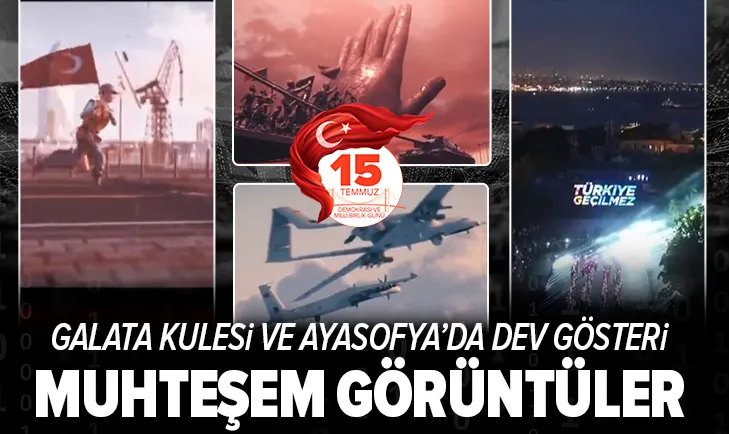 İstanbul’da 15 Temmuz’a özel gösteri