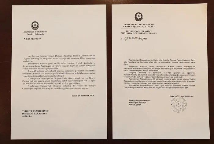 Azerbaycan ile vizeler 1 Eylül'den itibaren kalkıyor - 1