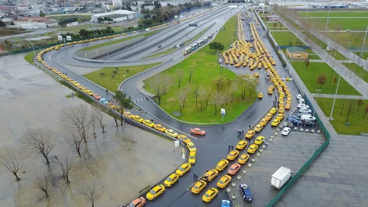 Son dakika: İstanbul Yenikapı’ya taksiciler akın etti! İşte sebebi
