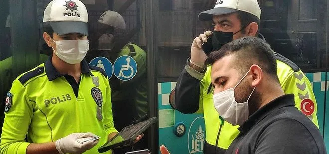 İstanbul’da karantinada olması gereken şoför yolcu taşırken yakalandı