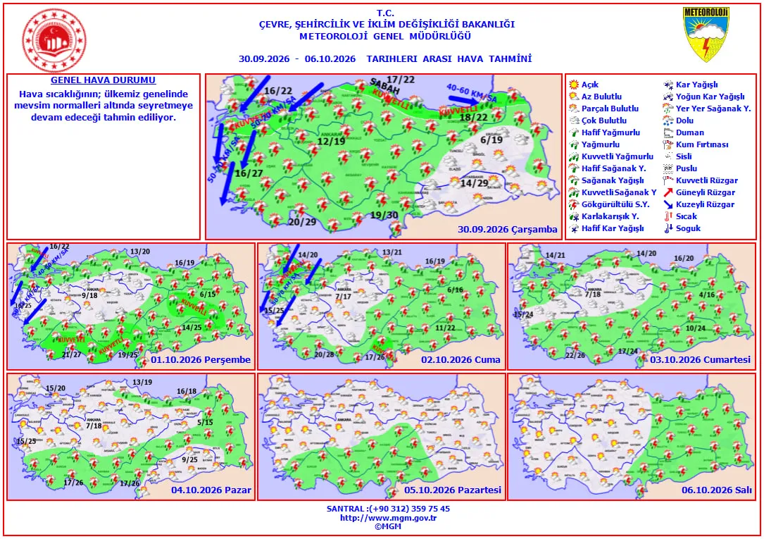 Meteoroloji’den 20 il için sarı kodlu uyarı! Sağanak ve fırtına etkili olacak - 2