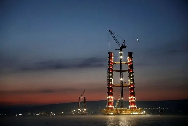 Dünyanın 1 numarası olacak! 1915 Çanakkale Köprüsü’nün ilk ‘mega blok’ tabliyesi Çanakkale’ye geldi