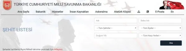 Soyağacından sonra şimdi de 'şehit tespit listesi' uygulaması - 1