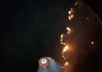 Yangınlarla mücadele devam ediyor! Helikopterler gece mesaisinde