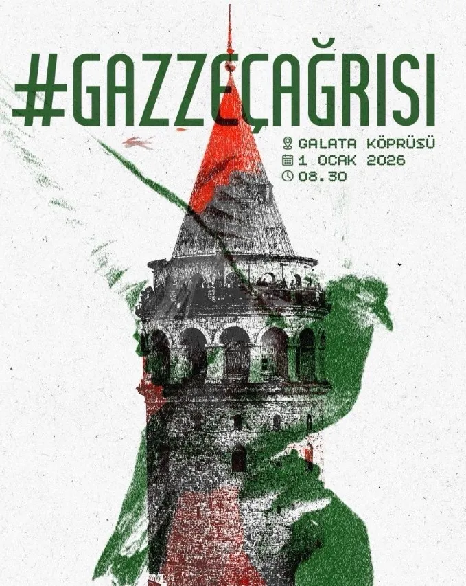 Mazlumun sesi Galata’dan dünyaya yankılanacak! İstanbul’un kalbinde Gazze çağrısı