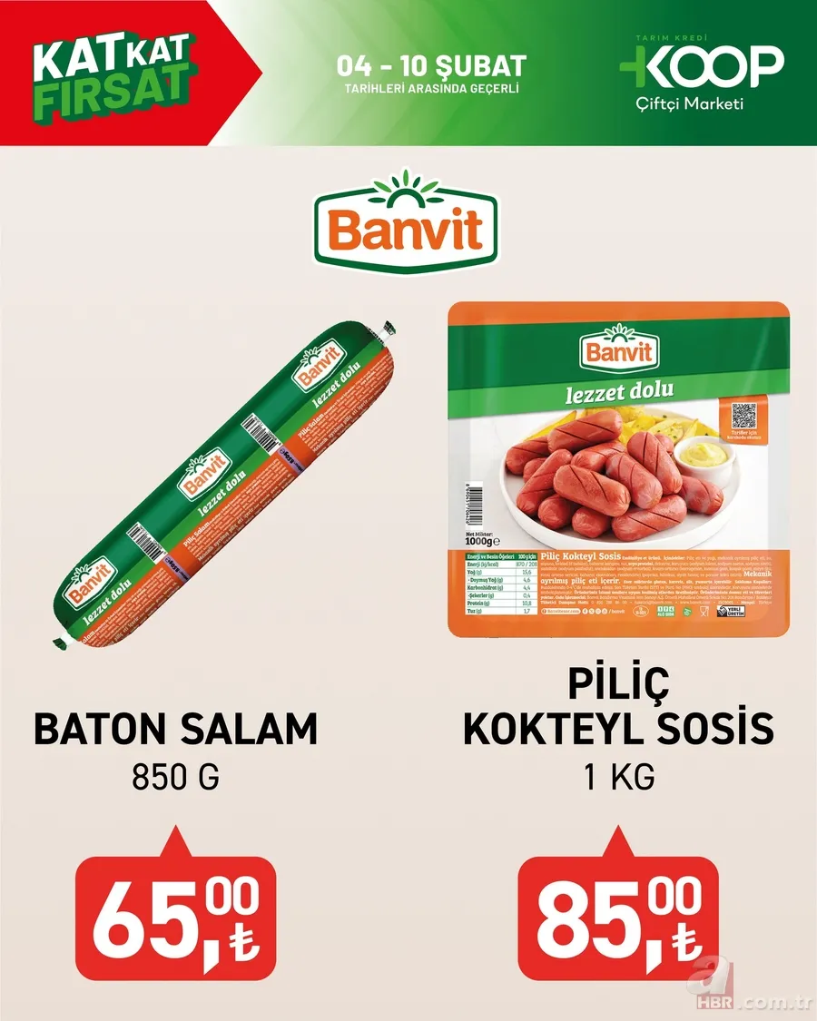 Tarım Kredi’de mutfağınızı dolduracak indirim! Taze baget 94.90, 5 kg Osmancık Pirinç 299,90 TL… 3