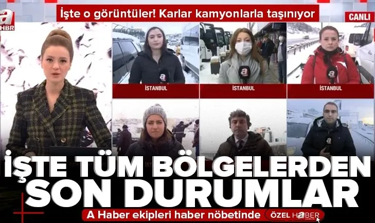 A Haber ekipleri haber nöbetinde! Uçuşlar başladı mı? Otobüs seferlerinde son durum ne? Türkiye genelinde neler yaşanıyor?