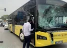 İETT otobüsü minibüse çarptı