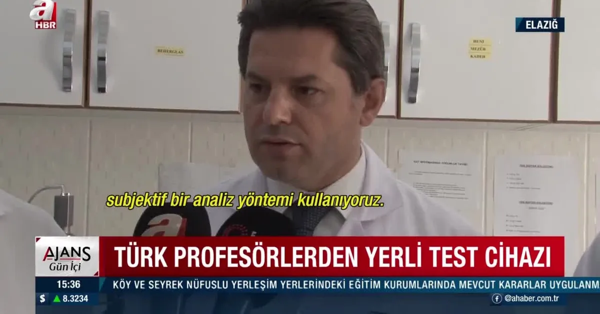 Türkiye'de bir ilk! Yerli test cihazı üretildi