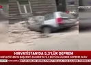 Son dakika haberi... Hırvatistanda 5.3. büyüklüğünde deprem! İşte Zagrebten ilk görüntüler |Video