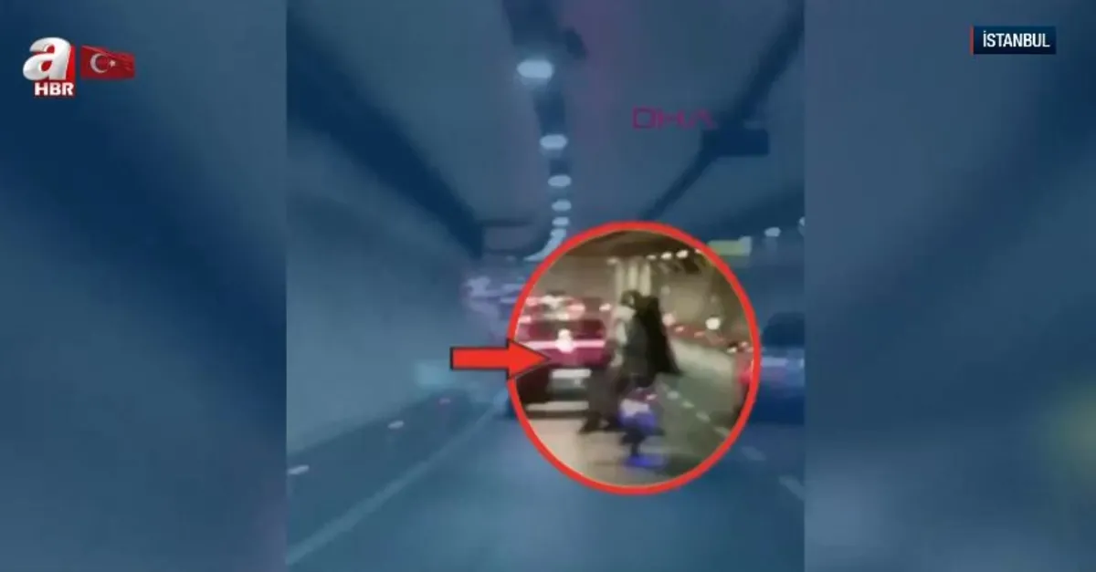 Avrasya Tüneli'nde şoke eden görüntü!