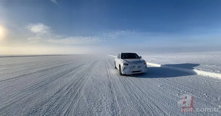 SON DAKİKA! Yerli otomobil TOGG karlı yollarda! Türkiye’nin otomobili bir testi daha başarıyla geçti