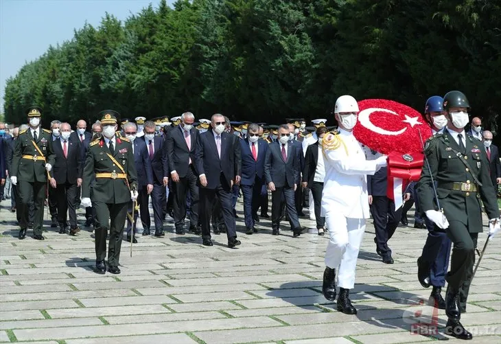 30 Ağustos Zafer Bayramı’nın 99. yılı! Başkan Erdoğan Anıtkabir’deki törene katıldı