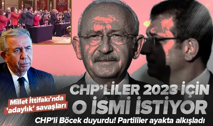 CHP’liler 2023 seçimleri için o ismi istiyor