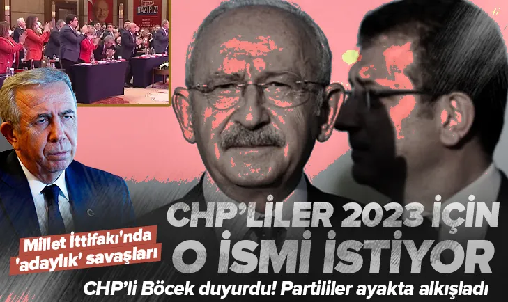 CHPliler 2023 seçimleri için o ismi istiyor