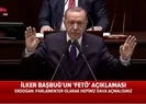 Başkan Erdoğandan Başbuğa sert tepki: Bu boru göstermeye benzemez