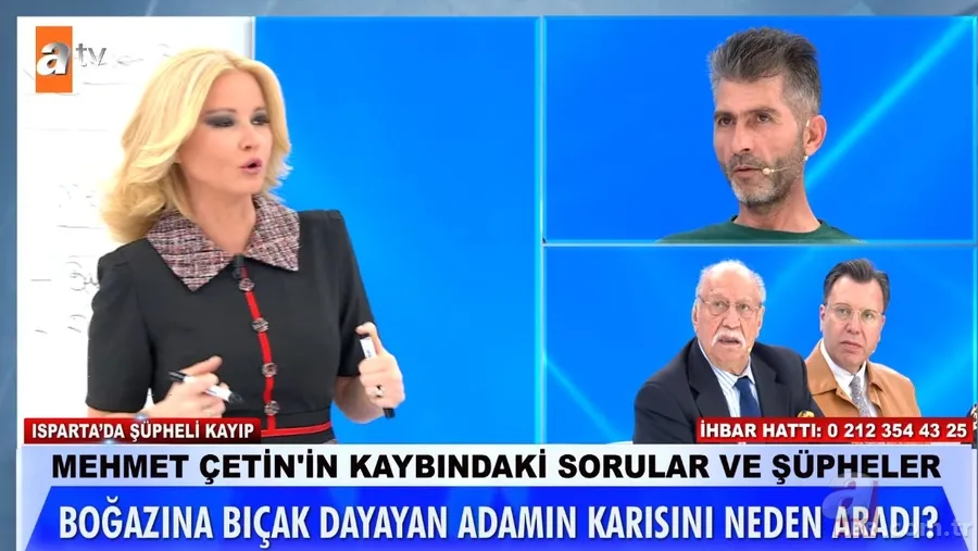Müge Anlı itiraf bekliyor: Mehmet Çetin öldürüldü mü? Eşi bayılma taklidi yaptı 8