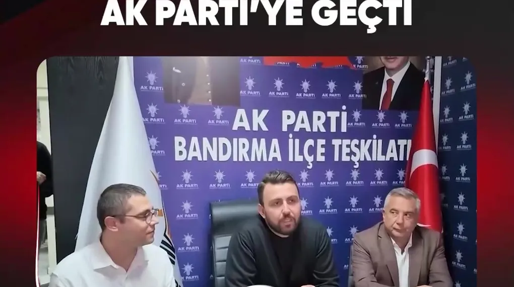 CHP’Lİ ÖZGÜR ÖZEL AK PARTİ’YE GEÇTİ