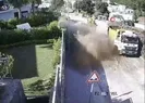Su borusu bomba gibi patladı site savaş alanına döndü!