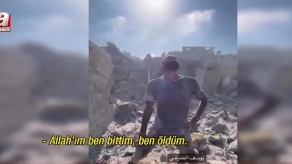 Enkaz altındaki çocuklarını arayan Gazze’li baba yürekleri dağladı! Allah’ım ben bittim, ben öldüm