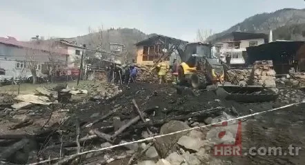Artvin'de 6 ev küle döndü! 1 ölü, 1 kayıp 8