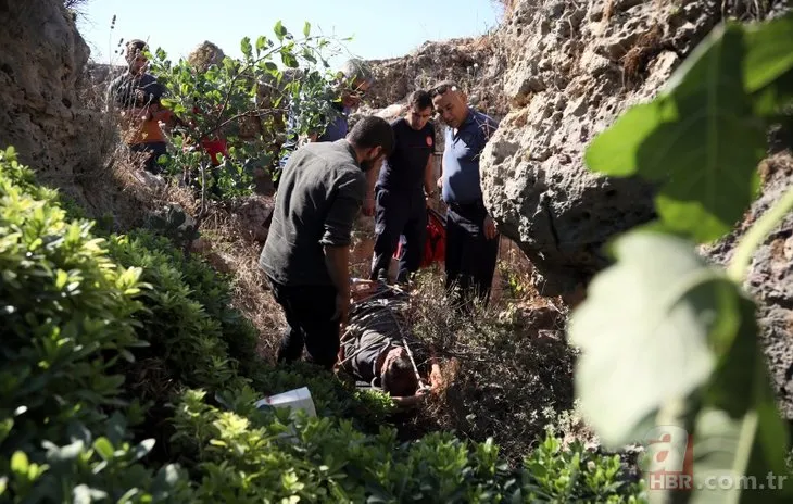 Antalya’da akılalmaz olay! Tuvaletini yaparken falezlerden düşen adam sabaha kadar yardım bekledi